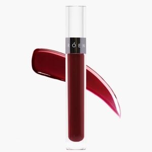 NIB RÓEN BEAUTY Kiss My Liquid Lip Balm in Scout (Deep Berry)